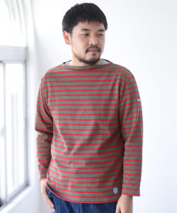 ORCIVAL / コットンロードフレンチバスクシャツ