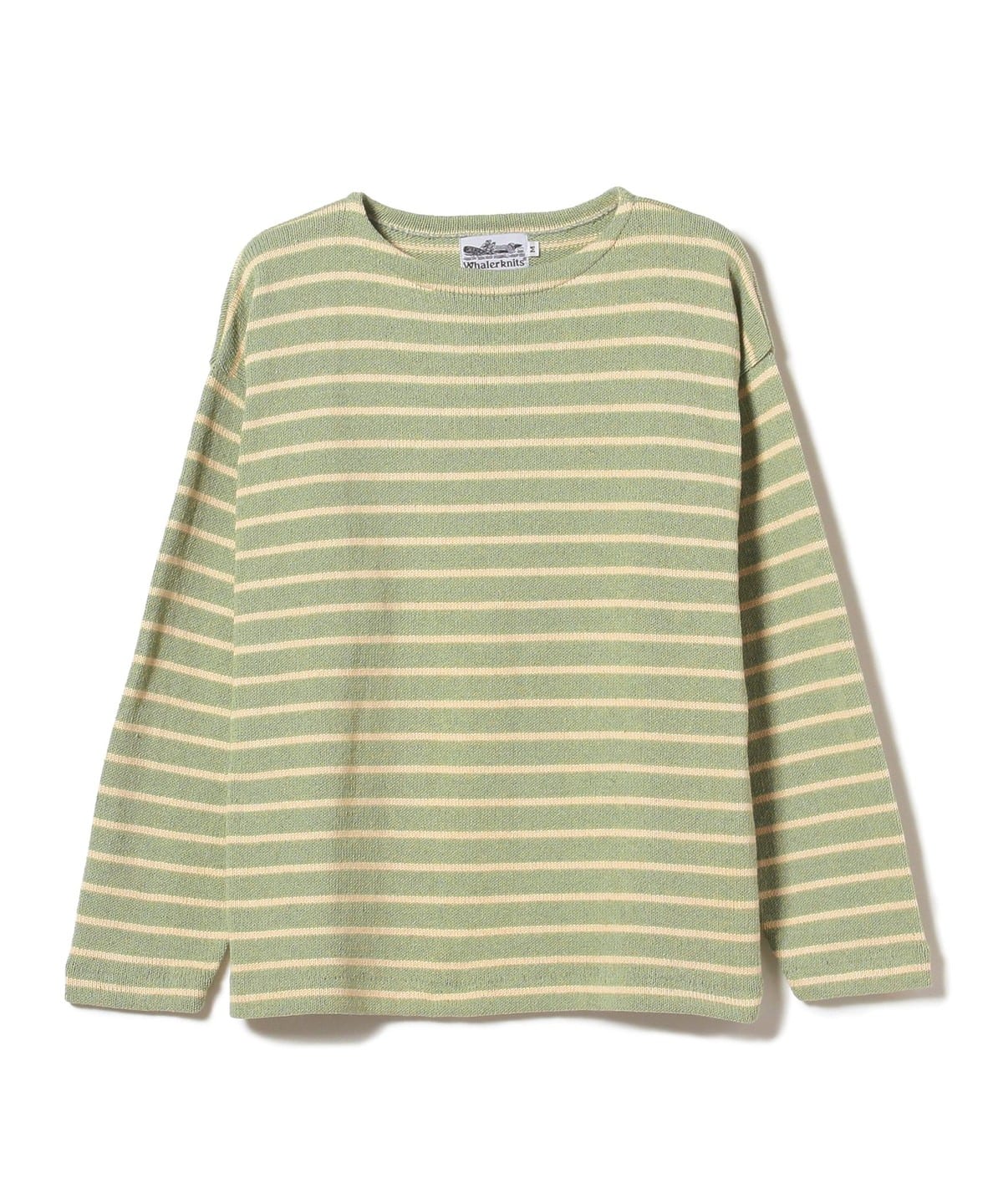 fennica（フェニカ）Whaler Knits / STRIPE BOAT NECK PULLOVER