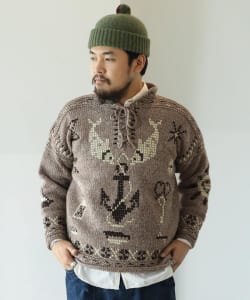 ＜MEN＞ATELIER POVEIRO BY BETTER SKIN / ポヴェイラ 刺繍セーター