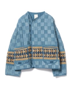 ＜WOMEN＞STORY mfg. / インディゴ パッチワークジャケット ◎