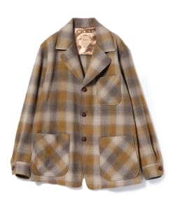 ＜WOMEN＞Sanca × fennica / 別注 シャドープラッド ジャケット BROWN