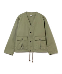 ＜MEN＞orSlow / Vネック ヘリンボーンツイルジャケット