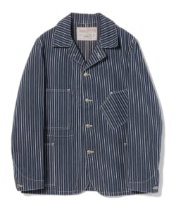 ＜MEN＞SUGAR CANE FICTION ROMANCE / インディゴストライプ ワークコート