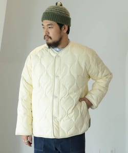 ＜MEN＞ORCIVAL / キルトダウン ノーカラージャケット