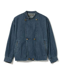 HAVERSACK / ネップデニムモーターサイクルジャケット