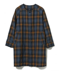  ＜MEN＞ts(s) / オンブレチェック カラーレスコート