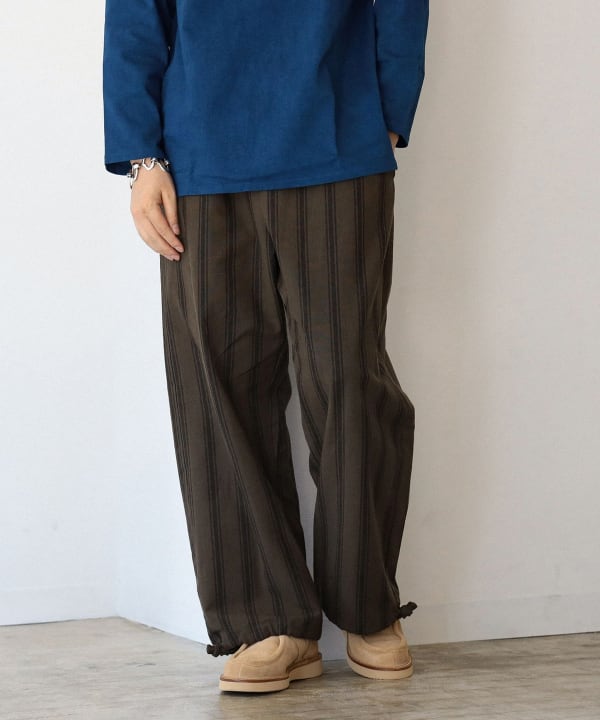 fennica (fennica) [Special order] Okamoto Shoten / Kurume Kasuri Pants ( Pants, Casual Pants) Available at BEAMS