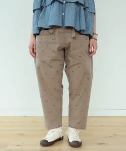 homspun / カットジャカードバックギャザーパンツ