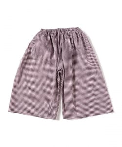 homspun / ギンガムギャザーパンツ