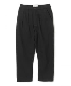 ＜MEN＞Universal Works / チョークストライプ ダブルプリーツパンツ