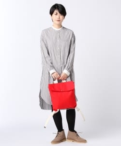 GYMPHLEX / ストライプ シャツ ワンピース