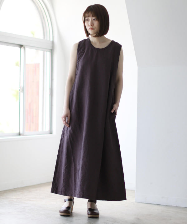高知インター店 Homspun リネンバイオ ノースリーブワンピース 限定セール Www Empirepavers Com