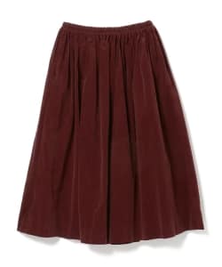 ＜WOMEN＞homspun / シャツコール ギャザースカート