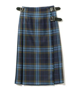 ＜WOMEN＞O’NEIL OF DUBLIN / サイドベルト キルトスカート