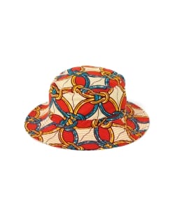 ＜MEN・UNISEX＞cableami / ドローコード付き バティック ハット