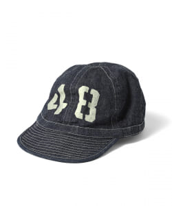 ＜UNISEX＞BUZZ RICKSON'S × fennica / 別注 NAVY 48 6パネル デニムキャップ