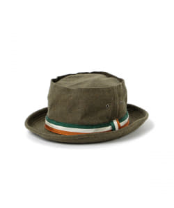 ＜MEN＞cableami × fennica / 別注 リボンアクセント ウール ポークパイハット