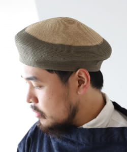 ＜UNISEX＞cableami × fennica / 別注 レコード ベレー帽