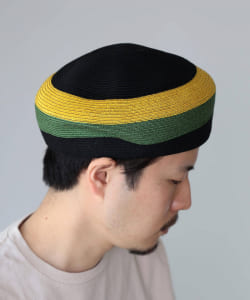 cableami × fennica / 別注 ジャマイカカラーベレー帽
