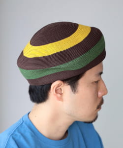cableami × fennica / 別注 ジャマイカカラーベレー帽