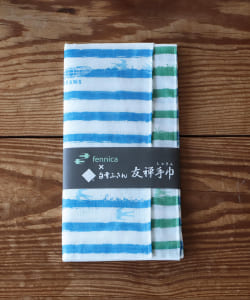 白雪ふきん × fennica / 別注 友禅手巾