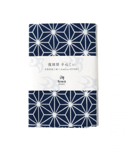 名取屋染工場 × fennica / 別注 復刻型 手ぬぐい 麻の葉