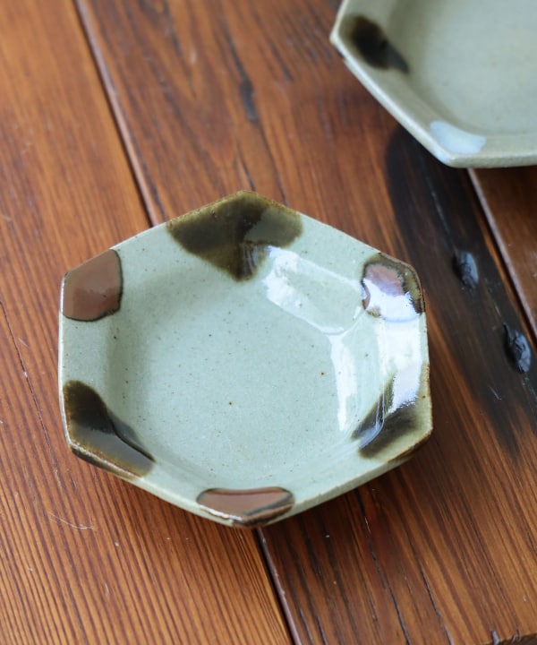 益子焼「丼(柿丸抜)6寸」【 送料確認用出品 】