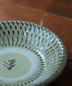 読谷山焼 北窯 松田米司 × fennica / 別注 縁付皿5寸