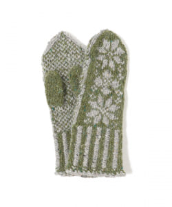 ＜UNISEX＞松野屋 × fennica / 別注 雪柄ミトン