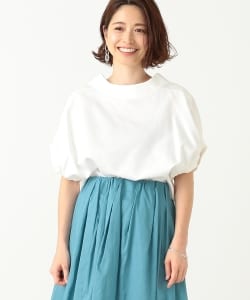 Demi-Luxe BEAMS / ギャザースリーブ コットンプルオーバー