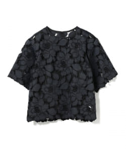 Demi-Luxe BEAMS / フラワーレース プルオーバー