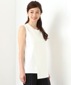 Demi-Luxe BEAMS / フロント切替 ノースリーブチュニック
