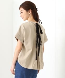 Demi-Luxe BEAMS / バックリボンプルオーバー