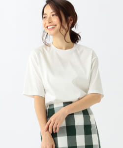 ■【BAILA9月号掲載】Demi-Luxe BEAMS / スムース ハーフスリーブプルオーバー