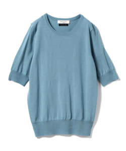 Demi-Luxe BEAMS / 16ゲージ 5分袖ニット