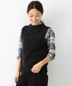 Demi-Luxe BEAMS / ボトルネック ニットベスト