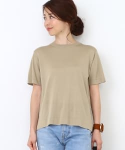 Demi-Luxe BEAMS / シルク クルーネックプルオーバー