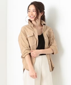 Demi-Luxe BEAMS×三尋木奈保 / ダブルポケット オーバーシャツ