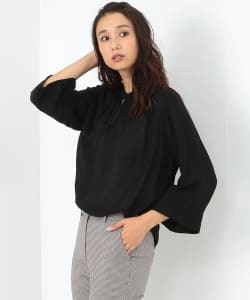 Demi-Luxe BEAMS / クルーネックブラウス