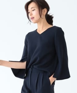 Demi-Luxe BEAMS / スリットスリーブ トリアセプルオーバー