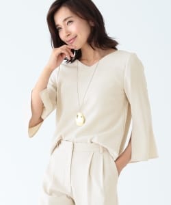 Demi-Luxe BEAMS / スリットスリーブ トリアセプルオーバー