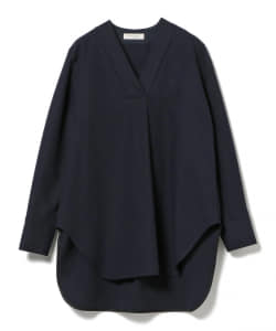Demi-Luxe BEAMS / Vネック コットン オーバーシャツ
