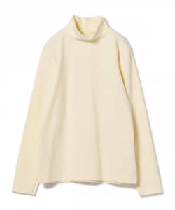 Demi-Luxe BEAMS / スリットロングスリーブ ハイネックカットソー