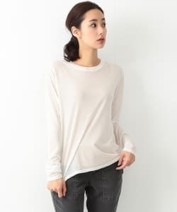 Demi-Luxe BEAMS / テンセルシルケットプルオーバー