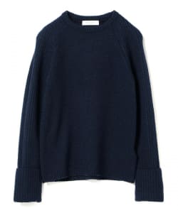 Demi-Luxe BEAMS / アゼスリーブ クルーネック プルオーバー