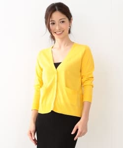 Demi-Luxe BEAMS / ポケット付き Vネックカーディガン