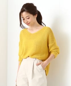 Demi-Luxe BEAMS / ガーターボックス Vネックニット