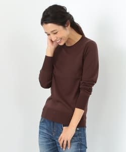 Demi-Luxe BEAMS / Loro Piana 16G クルーネックニット