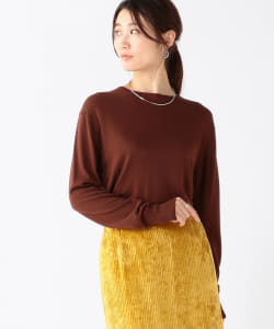 Demi-Luxe BEAMS / クルーネック ニットプルオーバー