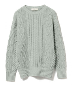 Demi-Luxe BEAMS / アラン クルーネックニット